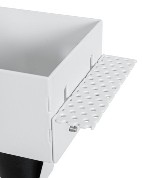 Sada 6 vestavných bodových svítidel bílých GU10 70 mm bez rámečku - Oneon
