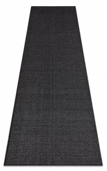 Kusový koberec Dobela černý atyp 60x250cm