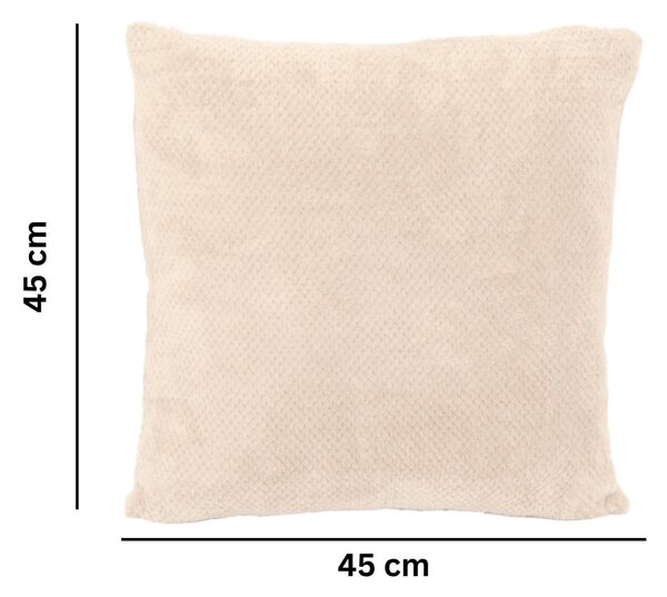 Dekorační polštář z mikroplyše 45x45 cm Pippa – Tiseco Home Studio