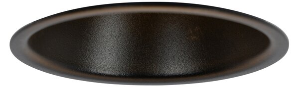 Chytré zapuštěné bodové svítidlo černé IP44 vč. Wifi GU10 50mm - Dept