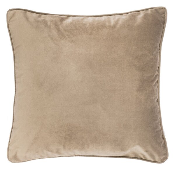 Světle béžový polštář Tiseco Home Studio Velvet, 45 x 45 cm