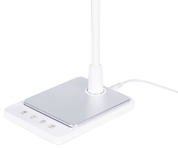 LED stolní lampa CENTAURUS se stmívačem Kov Bílá