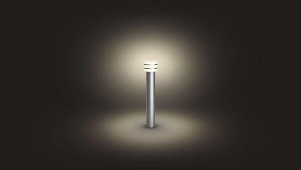 PH 17406/47/P0 Hue White Venkovní sloupkové svítidlo Philips Tuar 17406/47/P0 nerez, 2700K, 77cm - PHILIPS HUE (915005561701)