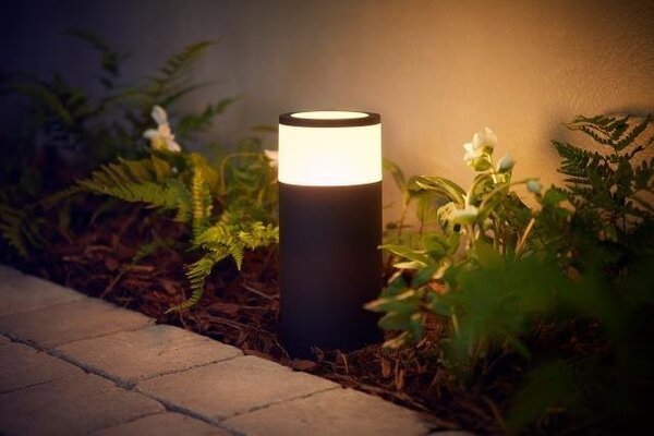 PH 17420/30/P7 Hue LED White and Color Ambiance Venkovní sloupkové svítidlo Philips Calla 17420/30/P7 černé, 25 cm, 24V DC - PHILIPS HUE (915005630301)