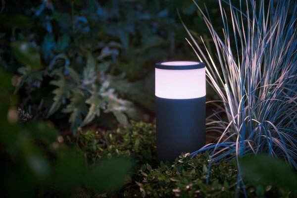 PH 17420/30/P7 Hue LED White and Color Ambiance Venkovní sloupkové svítidlo Philips Calla 17420/30/P7 černé, 25 cm, 24V DC - PHILIPS HUE (915005630301)