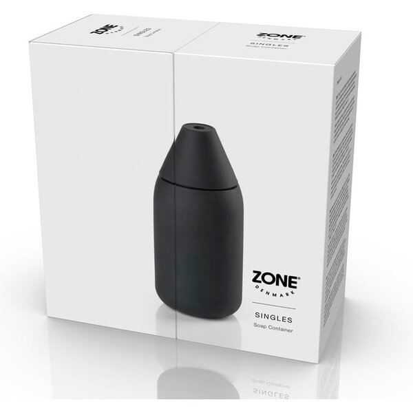 Černý silikonový dávkovač mýdla 300 ml Singles – Zone