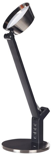 LED stolní lampa CHAMAELEON s USB portem Kov Mosazná