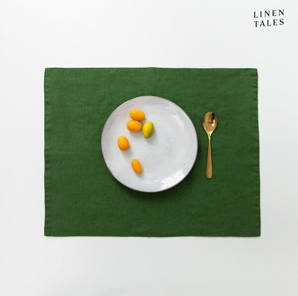 Lněné prostírání 35x45 cm True Green – Linen Tales