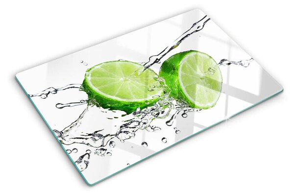 Krájecí prkénko skleněné Citrony ve vodě ddk-nr-wm-00007059
