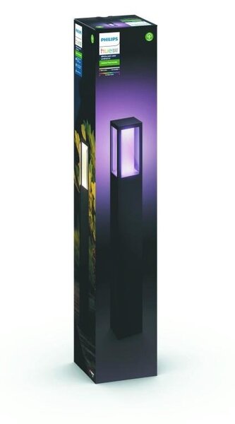 PH 17432/30/P7 Hue LED White and Color Ambiance Venkovní sloupkové svítidlo Philips Impress 17432/30/P7 černé 77cm 2200K-6500K RGB - PHILIPS HUE (915005731101)