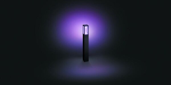 PH 17432/30/P7 Hue LED White and Color Ambiance Venkovní sloupkové svítidlo Philips Impress 17432/30/P7 černé 77cm 2200K-6500K RGB - PHILIPS HUE (915005731101)