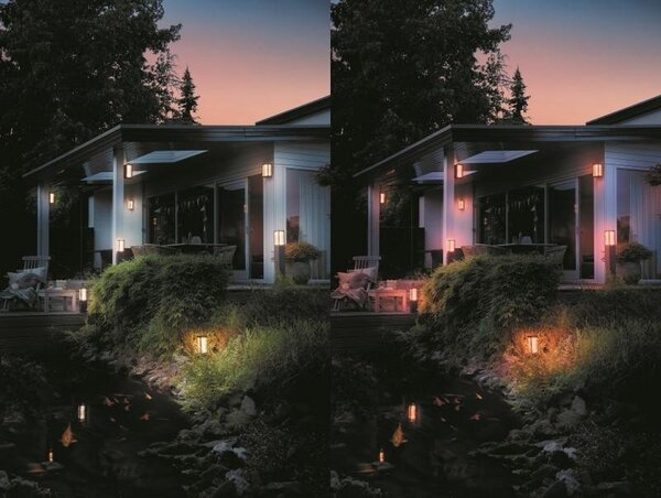 PH 17432/30/P7 Hue LED White and Color Ambiance Venkovní sloupkové svítidlo Philips Impress 17432/30/P7 černé 77cm 2200K-6500K RGB - PHILIPS HUE (915005731101)