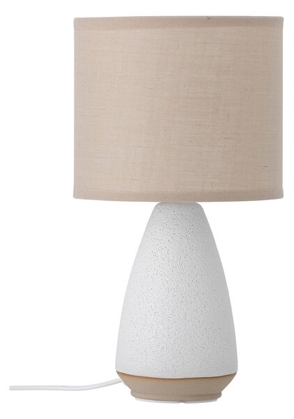 Bílá/béžová stolní lampa s textilním stínidlem (výška 27,5 cm) Paprica – Bloomingville