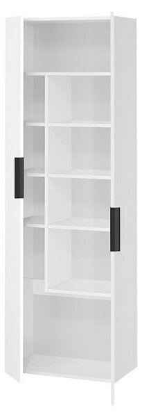 Cersanit City, vysoká koupelnová skříňka 60x36x180 cm, bílá, S584-019-DSM