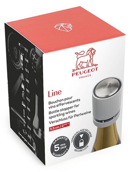 Zátka na perlivé víno PEUGEOT LINE aluminium 210809