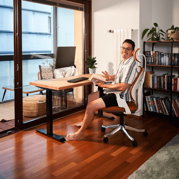 Ergonomická kancelářská židle Liftor Active, světle šedá (síťovina)