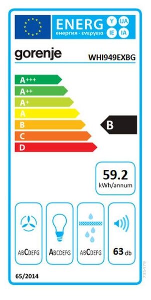 Digestoř GORENJE WHI949EXBG (B)
