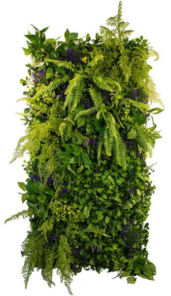 Vertikální zahrada z umělých rostlin STUDIOGREEN model 16, 50x100cm