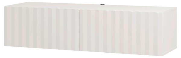 TV STOLEK, bílá, 128/32/42 cm Xora - Komody bílé