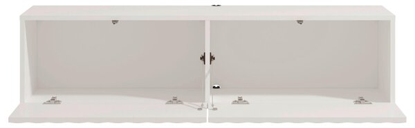 TV STOLEK, bílá, 128/32/42 cm Xora - Komody bílé
