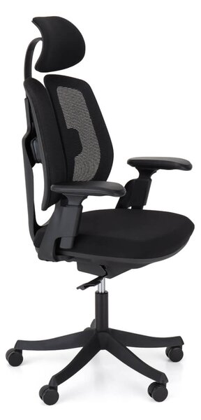 Ergonomická kancelářská židle Liftor Active, černá (textil + síťovina)