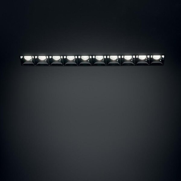 ILUX 206202 LED Zápustné bodové svítidlo Ideal Lux Lika FI2 Trimless 206202 4W 440lm 3000K IP20 černé bez rámečku - IDEALLUX