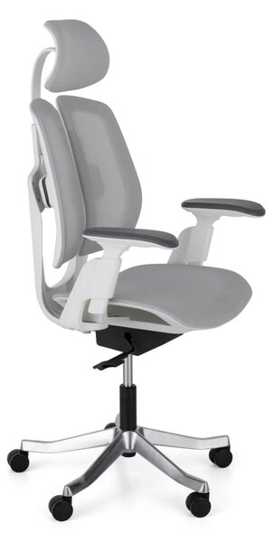 Ergonomická kancelářská židle Liftor Active, světle šedá (síťovina)