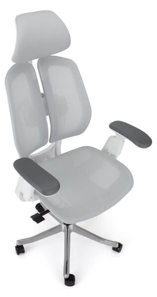 Ergonomická kancelářská židle Liftor Active, světle šedá (síťovina)