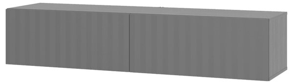 TV STOLEK, černá, bílá, vysoce lesklá bílá, 154/32/42 cm Xora - Komody bílé