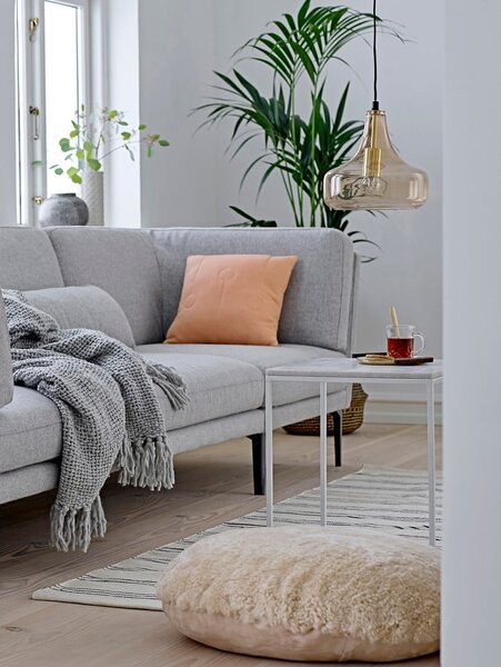 Hnědé závěsné svítidlo se skleněným stínidlem ø 25,5 cm Yuser – Bloomingville