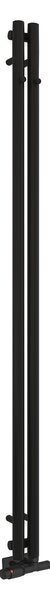 Oltens Stang koupelnový radiátor designově 180x9.5 cm černá mat 55010300