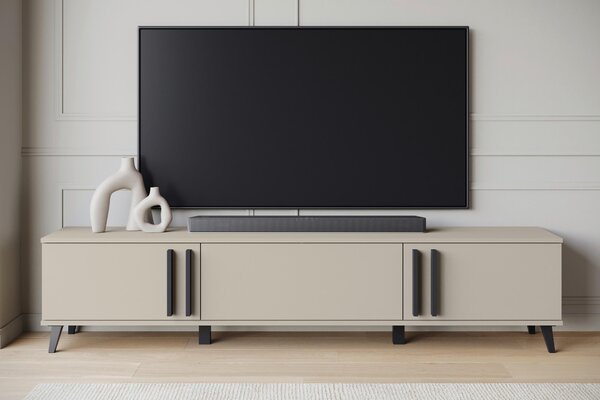 NÍZKÁ KOMODA, béžová, 180/40/33 cm - TV stolky & komody pod TV, Online Only