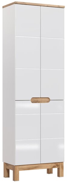 Comad Doplňková koupelnová skříňka vysoká Bali White 60 bílá