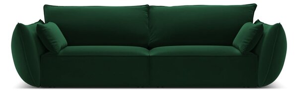 Tmavě zelená sametová pohovka 208 cm Vanda – Mazzini Sofas