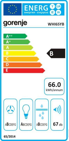 Digestoř Gorenje WHI6SYB (B)