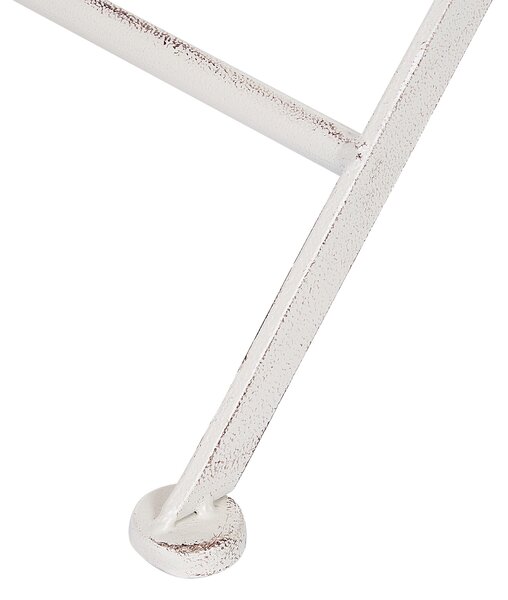 Bistro stolek SCAFA 70 cm 70 cm Kov Bílá