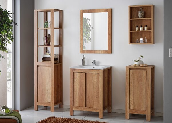Comad Koupelnová skříňka závěsná horní Clasicc Oak 40 dub antic