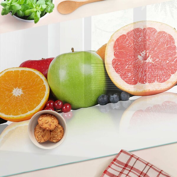 Skleněné krájecí prkénko Citrusové plody v pastelových barvách ddk-nr-wm-00007093