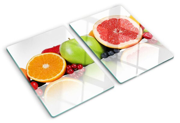 Skleněné krájecí prkénko Citrusové plody v pastelových barvách ddk-nr-wm-00007093