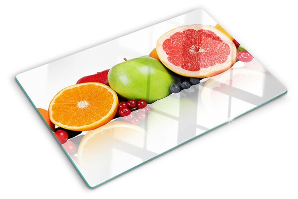 Skleněné krájecí prkénko Citrusové plody v pastelových barvách ddk-nr-wm-00007093