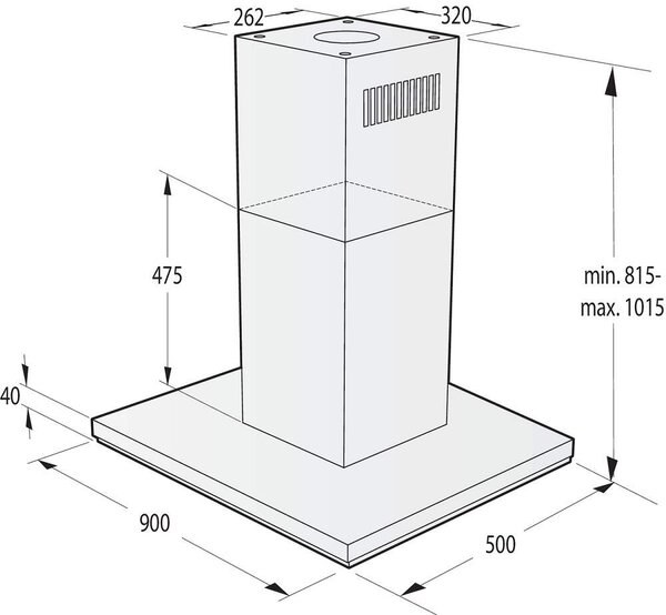 Digestoř GORENJE IHT943E6XGB