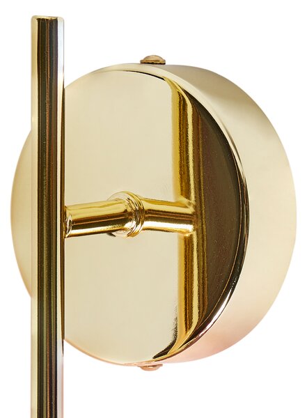 Sada 2 nástěnných lamp ANADYR Sklo Růžová