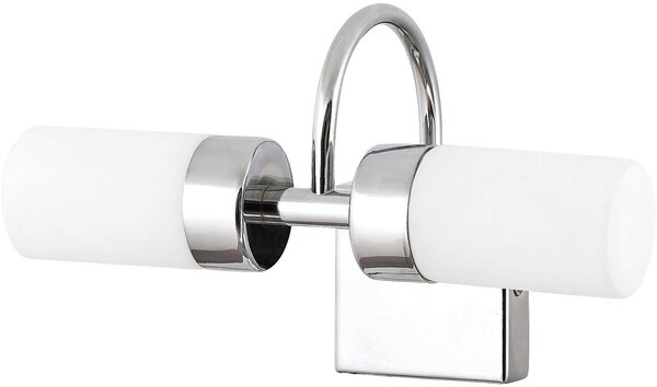 Rabalux Betty nástěnné svítidlo 2x8 W chrom-opálové sklo 5714