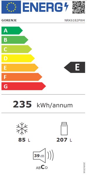 Lednice Gorenje NRK6182PW4 (E)
