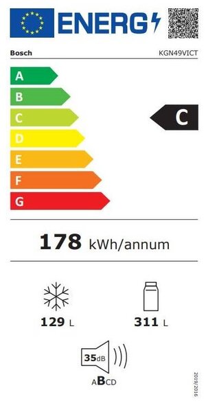 Lednice BOSCH KGN49VICT (C)