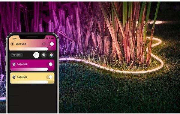 PH 8718699709839 Hue Bluetooth VENKOVNÍ LED PÁSEK 19W 2000-6500K IP67, 16 mil. barev, 2m - PHILIPS (929002289002)