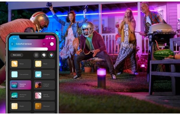 PH 8718699709839 Hue Bluetooth VENKOVNÍ LED PÁSEK 19W 2000-6500K IP67, 16 mil. barev, 2m - PHILIPS (929002289002)