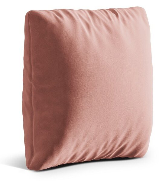 Růžový sametový polštář na gauč Kemi – Cosmopolitan Design
