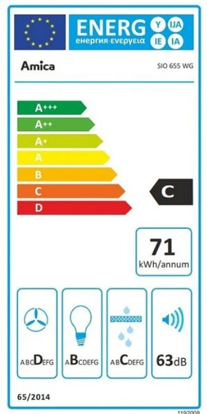 Digestoř Amica SIO 655 WG (C)