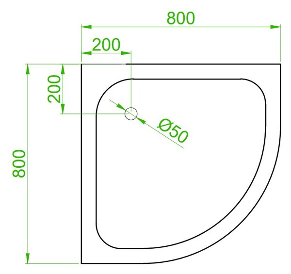 BPS-koupelny Hydromasážní box PUERTO 01A 80x80